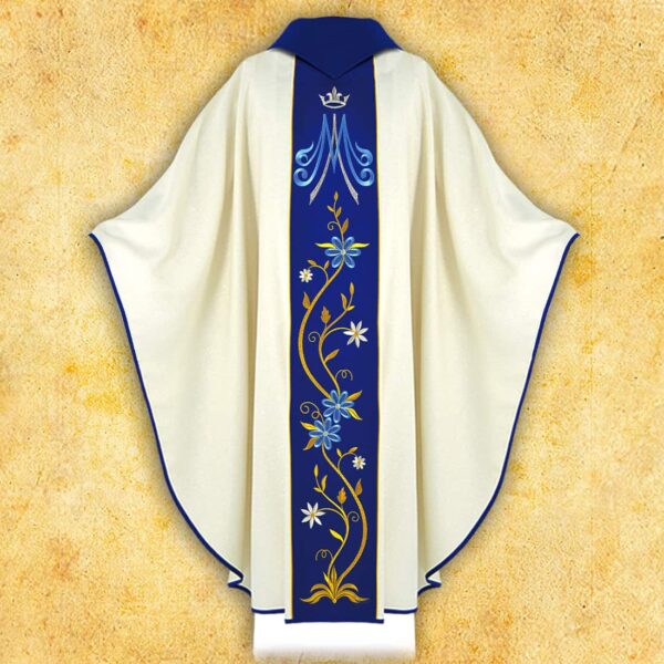 Chasuble with embroidered "Marian" belt