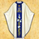 Chasuble with embroidered "Marian" belt