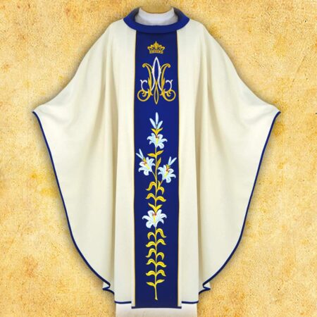 Chasuble with embroidered "Marian" belt