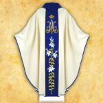 Chasuble with embroidered "Marian" belt