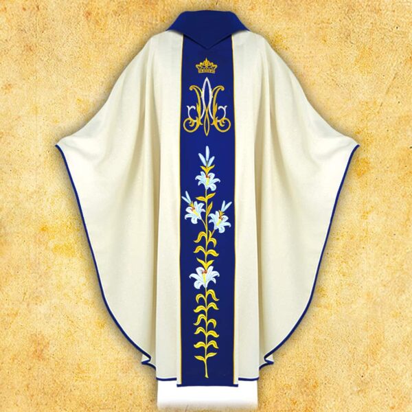 Chasuble with embroidered "Marian" belt