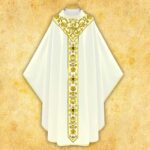 Embroidered chasuble "Gaudete"