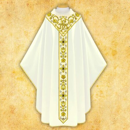 Embroidered chasuble "Gaudete"