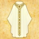 Embroidered chasuble "Gaudete"