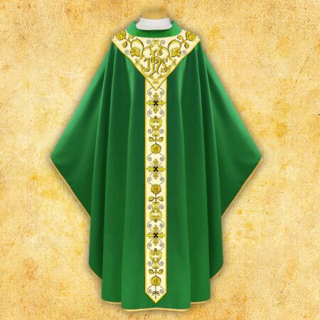 Embroidered chasuble "Gaudete"