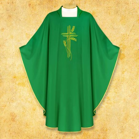 Chasuble embroidered with "Cross with Ears of Corn"