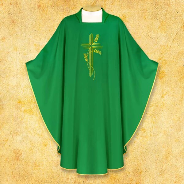 Chasuble embroidered with "Cross with Ears of Corn"