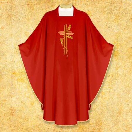 Chasuble embroidered with "Cross with Ears of Corn"