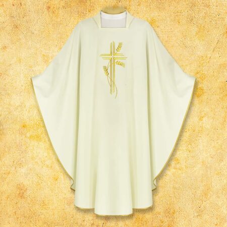 Chasuble embroidered with "Cross with Ears of Corn"