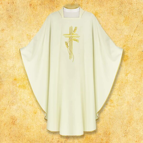 Chasuble embroidered with "Cross with Ears of Corn"