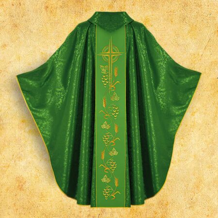Chasuble with embroidered belt