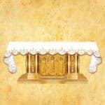 Embroidered tablecloth "Alpha Omega" - any size