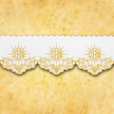 Embroidered lace "Cristiano" gold