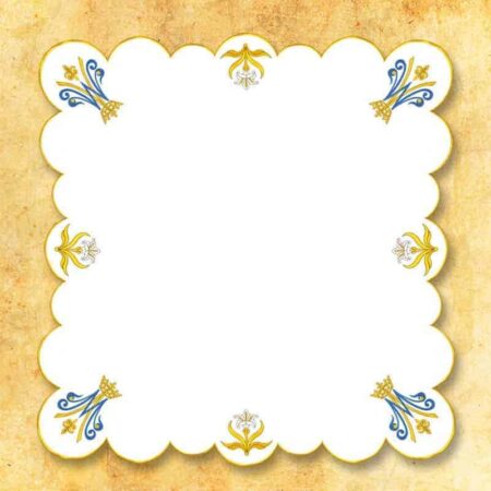 Embroidered napkin "Mary Royal" 110X110