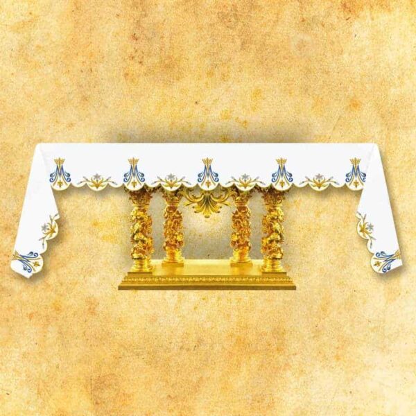 Embroidered tablecloth "Mary's Royal" in any size