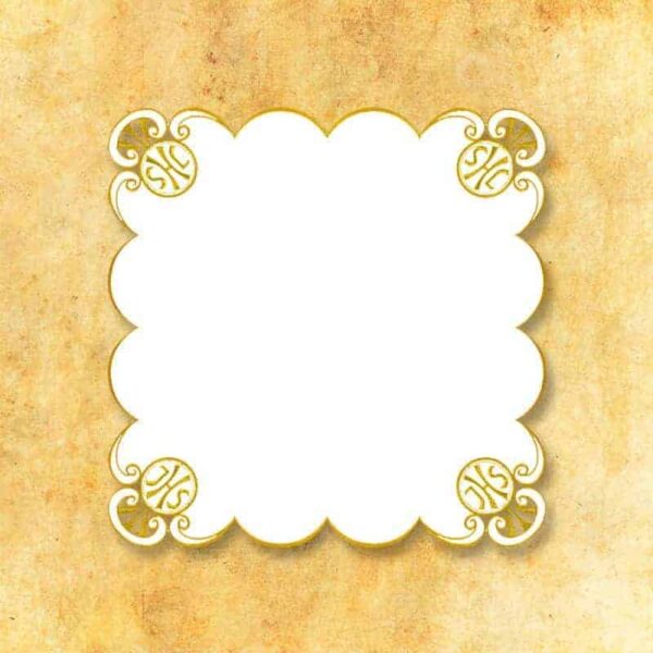 Embroidered napkin "Santa Messa" 45x45