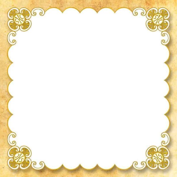 Embroidered napkin "Santa Messa" 32x32