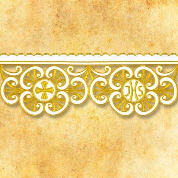 Embroidered napkin "Santa Messa" 32x32