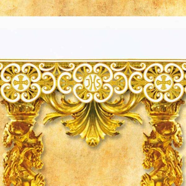 Embroidered napkin "Santa Messa" 32x32