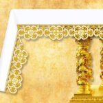 Embroidered napkin "Santa Messa" 32x32