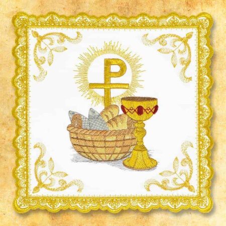 "Gold" chalice linen