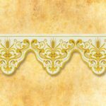 (product_variation) Embroidered lace in 4 colors - Ecru, kupon 2.90 m