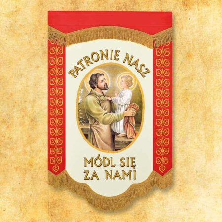 Mini double-sided banner "Our Lady of the Rosary"