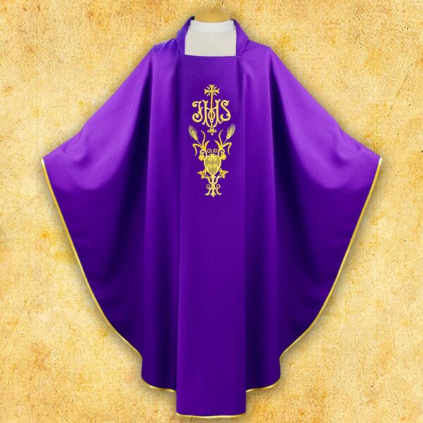 Embroidered Chasuble "IHS"