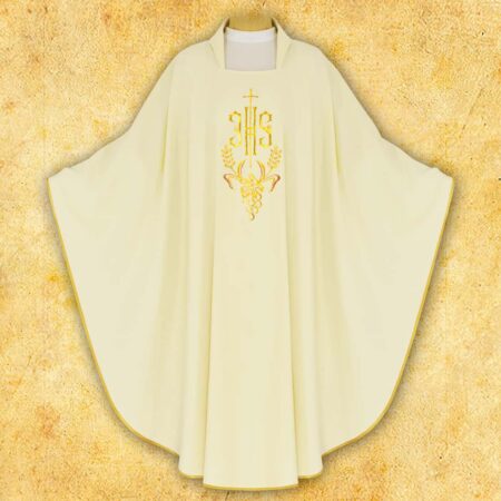 Embroidered Chasuble "IHS"