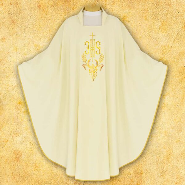 Embroidered Chasuble "IHS"