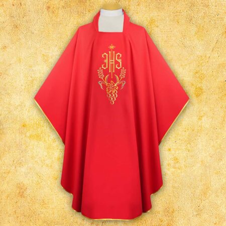 Embroidered Chasuble "IHS"