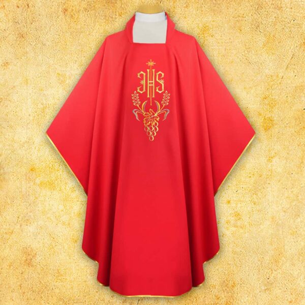 Embroidered Chasuble "IHS"