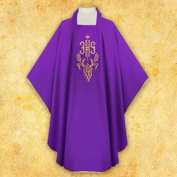 Embroidered Chasuble "IHS"