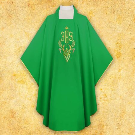 Embroidered Chasuble "IHS"