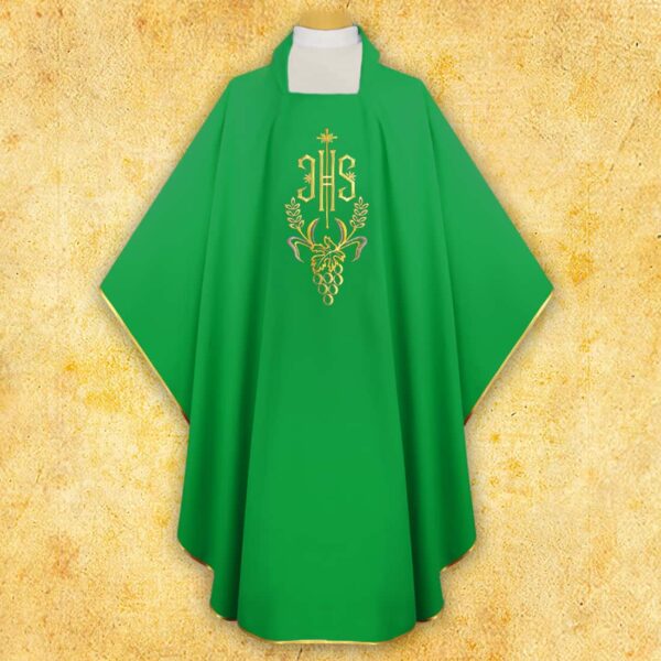 Embroidered Chasuble "IHS"