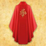 Embroidered Chasuble "IHS"