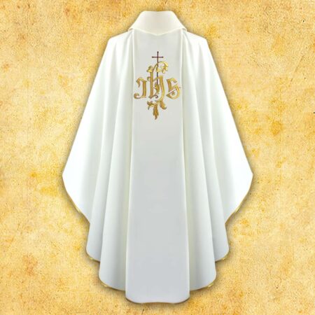 Embroidered Chasuble "IHS"