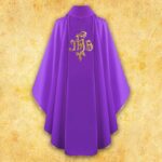 Embroidered Chasuble "IHS"