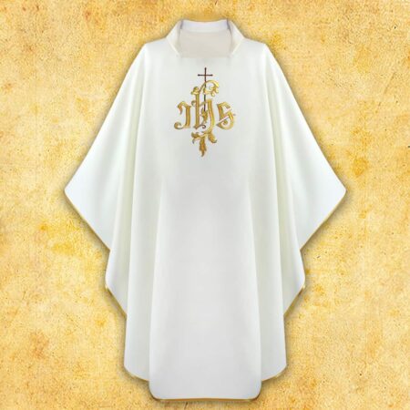 Embroidered Chasuble "IHS"