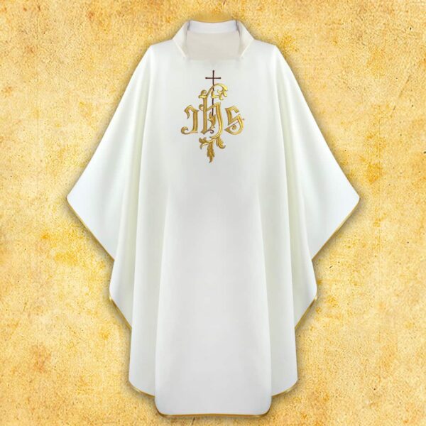 Embroidered Chasuble "IHS"
