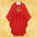 Embroidered Chasuble "IHS"