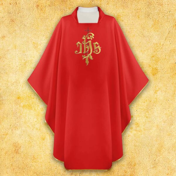 Embroidered Chasuble "IHS"