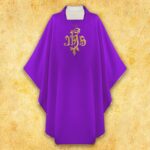 Embroidered Chasuble "IHS"