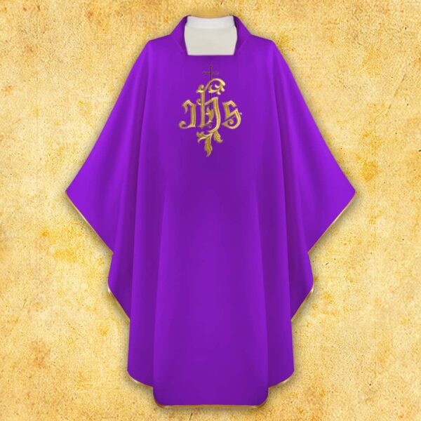 Embroidered Chasuble "IHS"