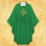 Embroidered Chasuble "IHS"