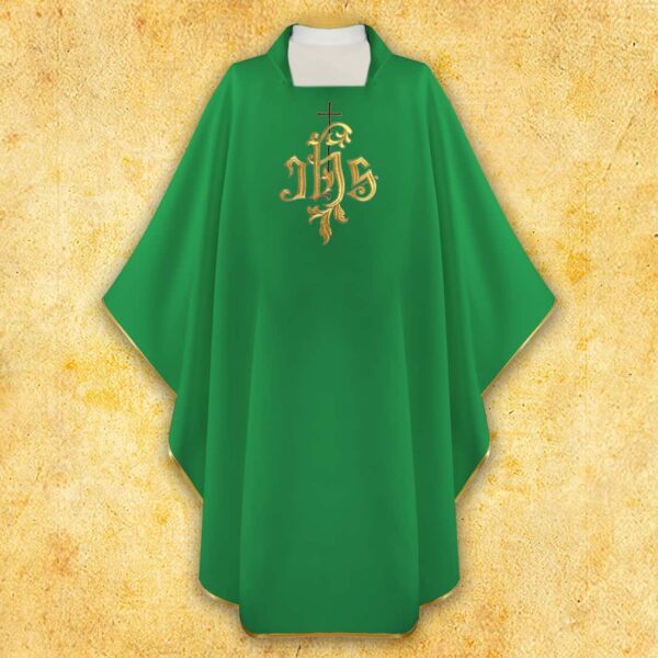 Embroidered Chasuble "IHS"