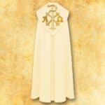 Embroidered cope "Alpha Omega PX"