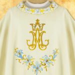 Embroidered Chasuble "Mary with Lilies"