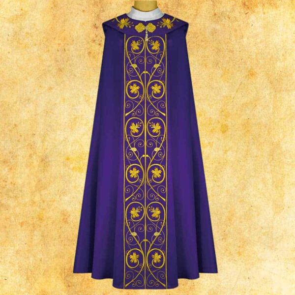 Embroidered cope "Ihs"