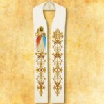 Embroidered Stole "Jesus, I Trust in You"